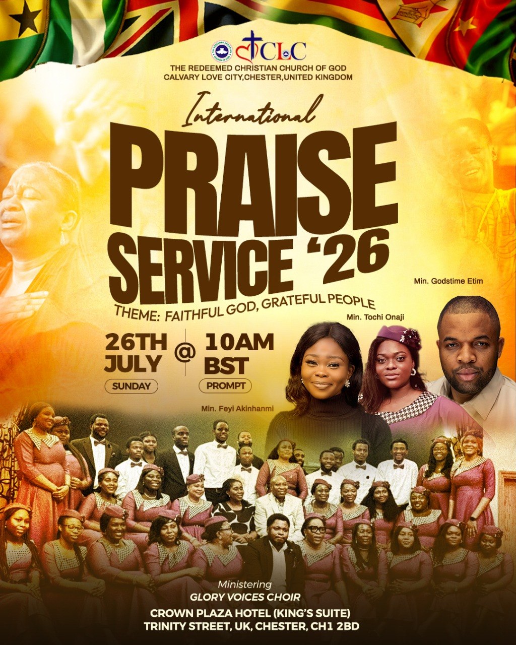 international Praise Sunday flyer